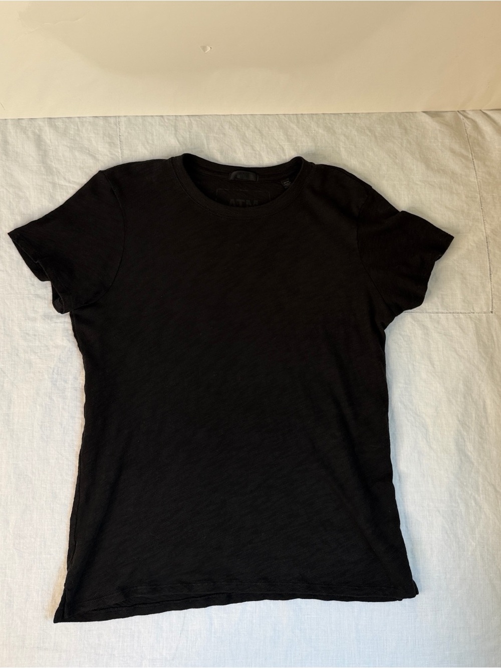 EUC ATM Anthony Thomas Melillo Cotton Black Crewneck Medium